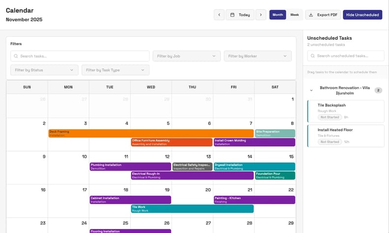 scheduling sytem