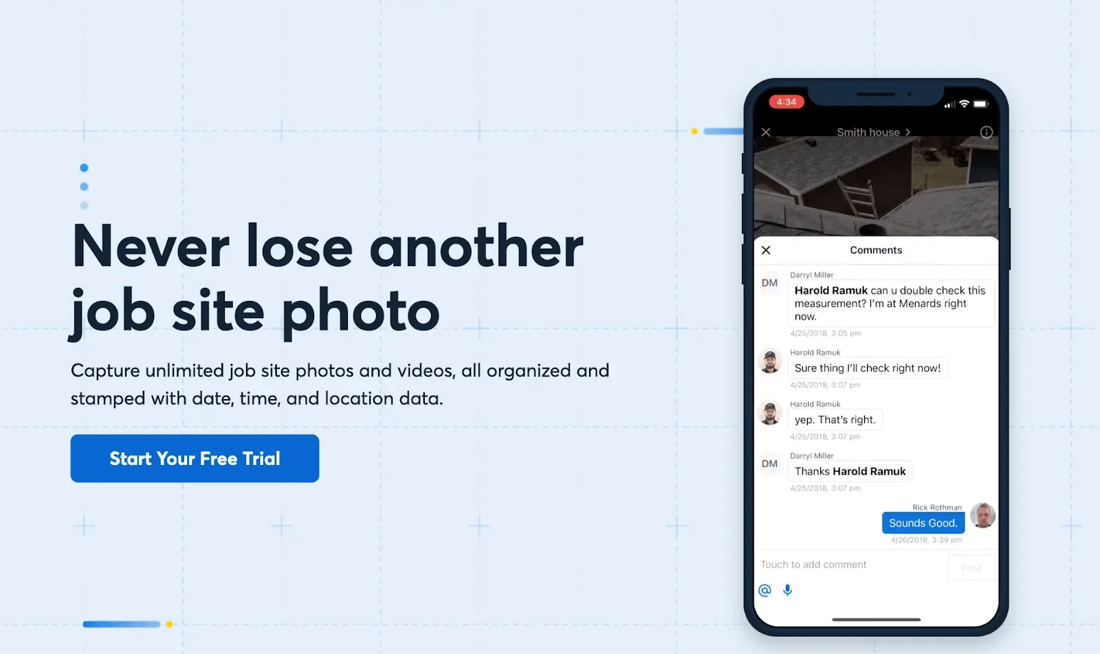 CompanyCam homepage