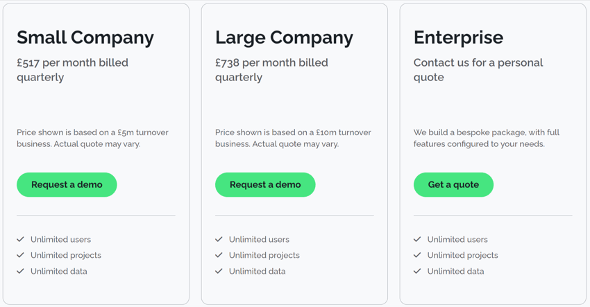 Fonn-Pricing