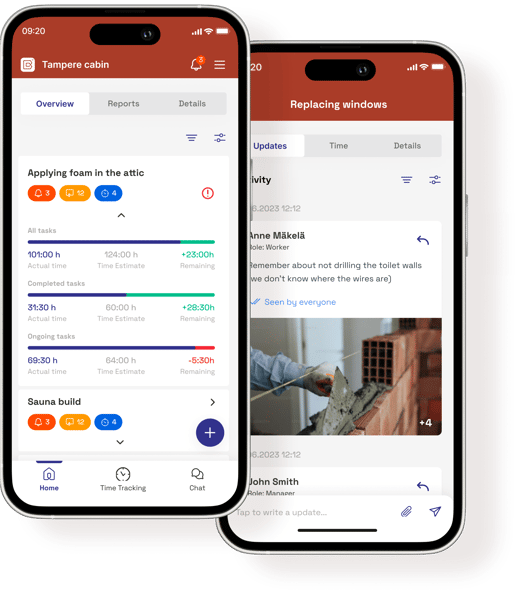 Buildbite task tracking & client updates