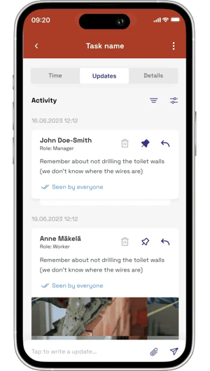 Task Updates