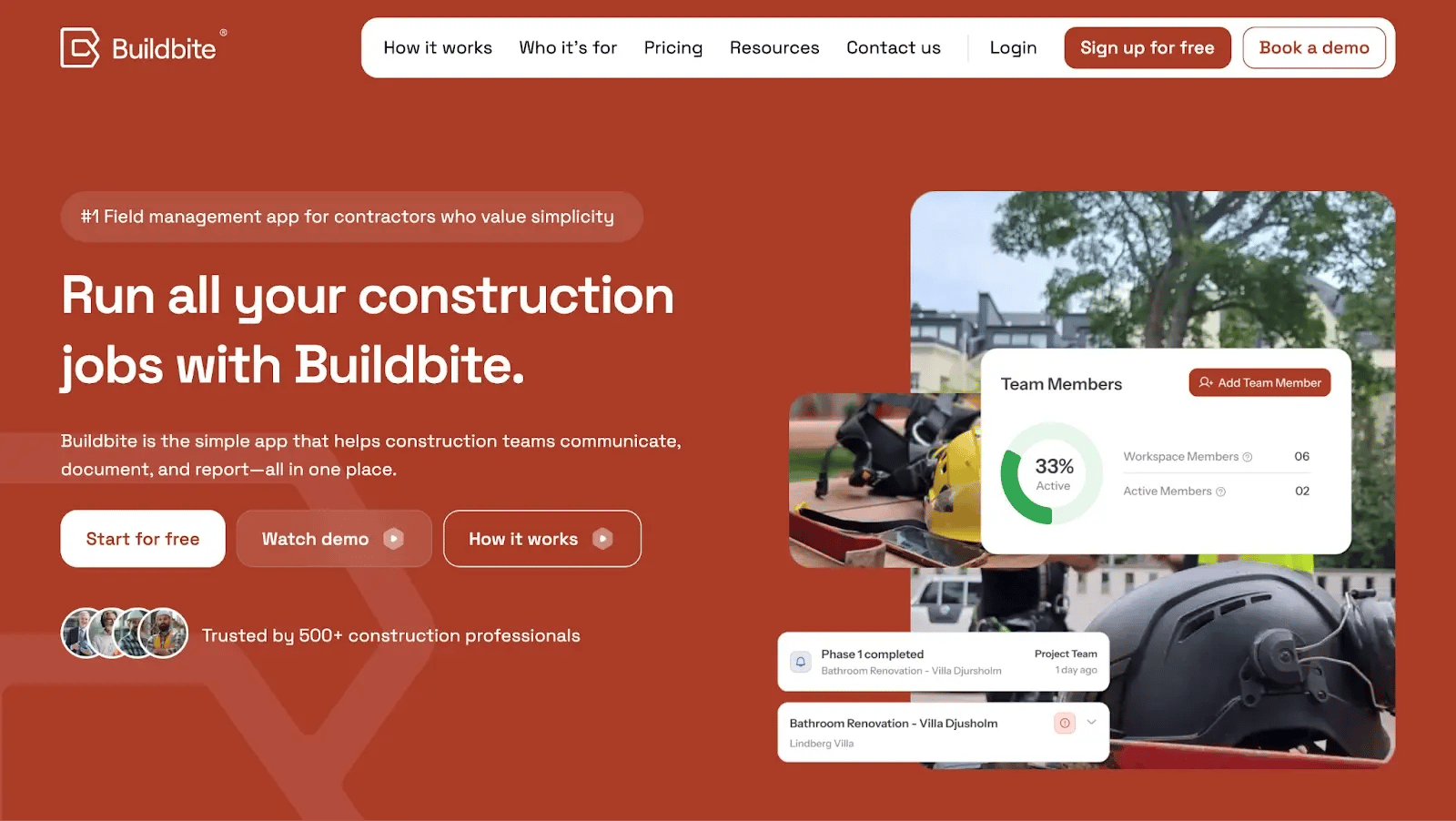 buildbite homepage