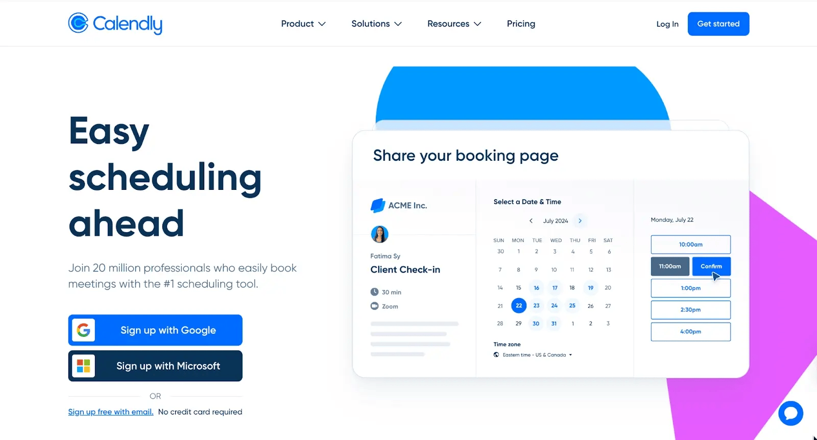 calendly - easy scheduling ahead