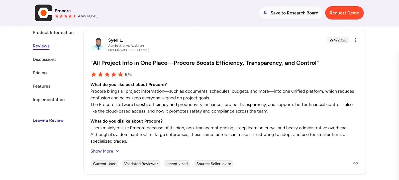 procore all project in one place