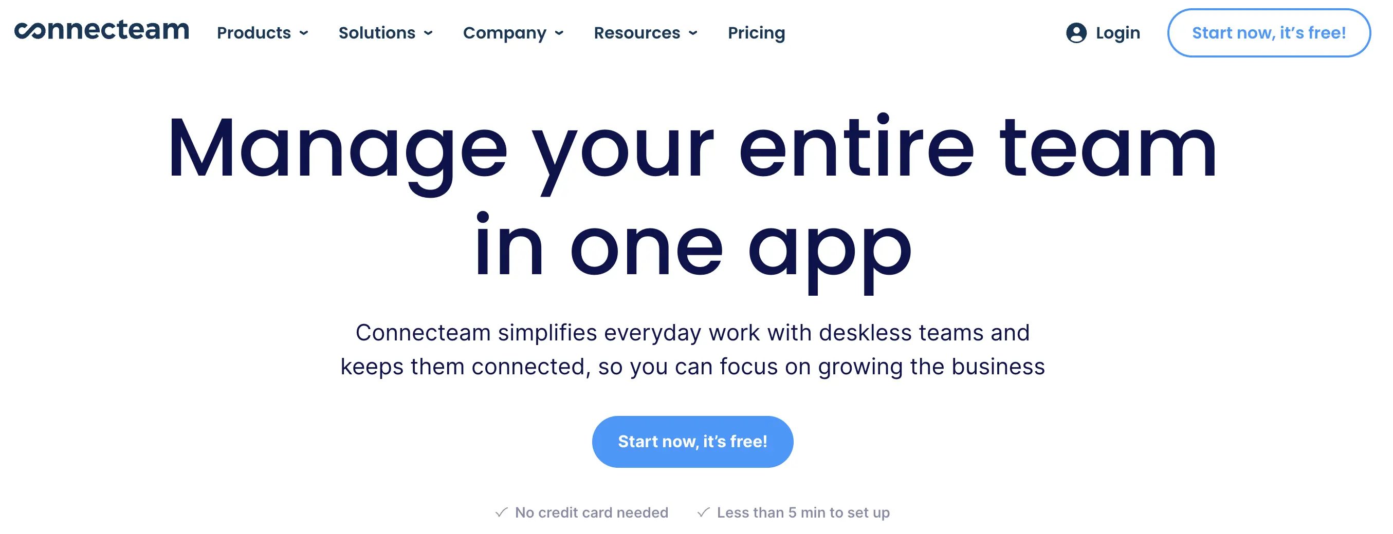 connecteam homepage